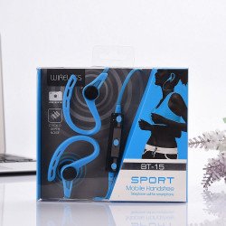 Sports Bluetooth Mobile Stereo Headphone BT15 (Blue)